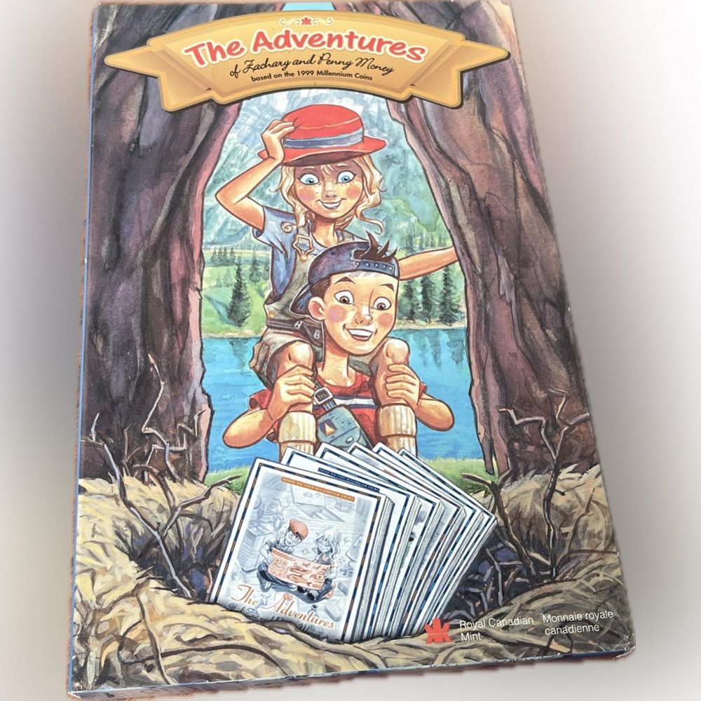 🎈2/$20 - “The Adventures of Zach and Penny Money” based on 1999 Millennium Coins